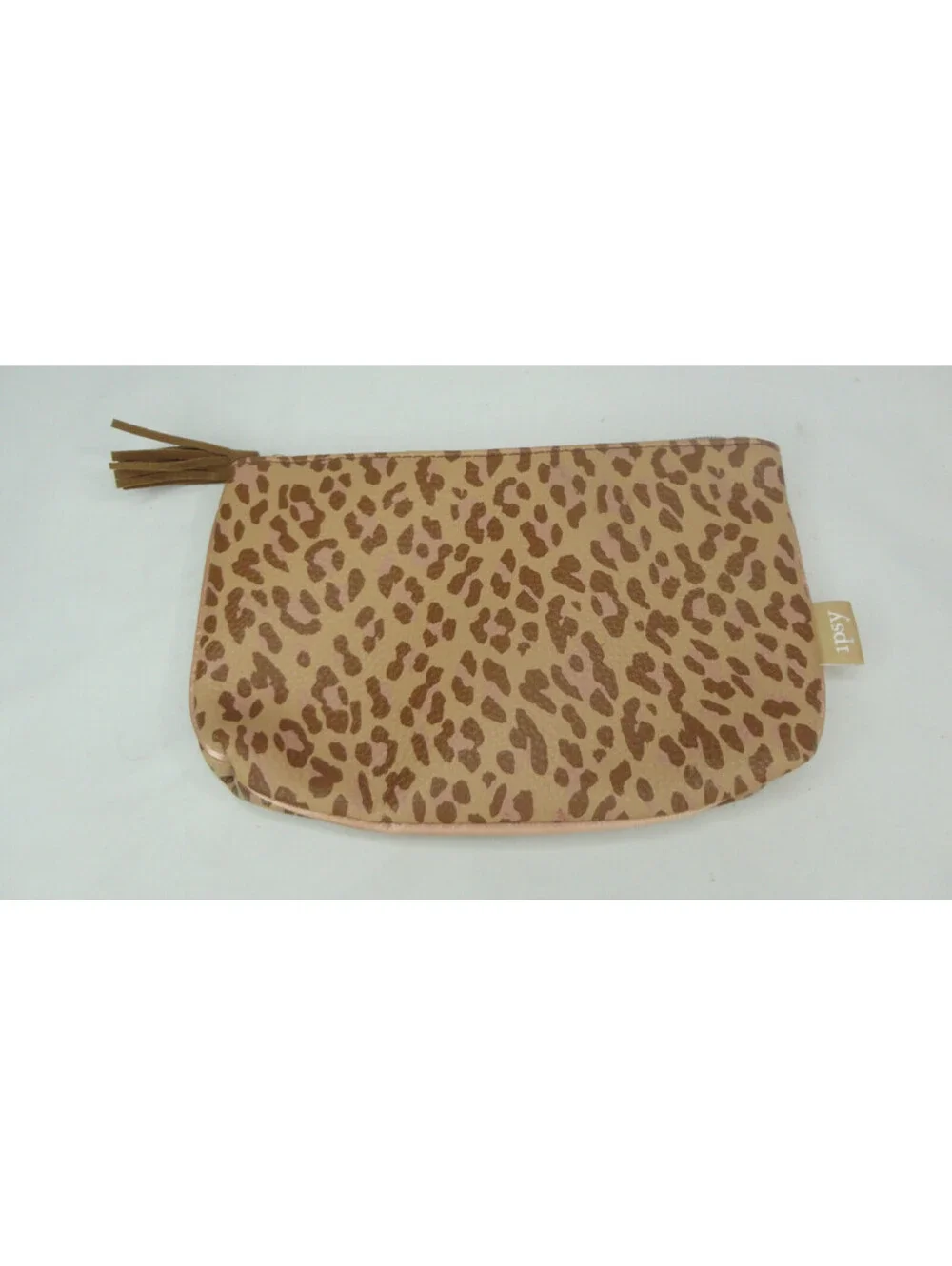 Ipsy Small Cheetah Print Cosmetic Makeup Toiletry Pouch